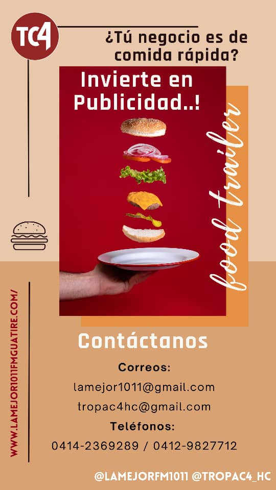 aleidyscarabal1's tweet photo. Anímate a invertir en tu negocio y hacerlo crecer, tenemos los mejores paquetes en Publicidad...... #TropaC4 #TC4 #LaMejor1011FM https://t.co/IyHJ153Ts2
