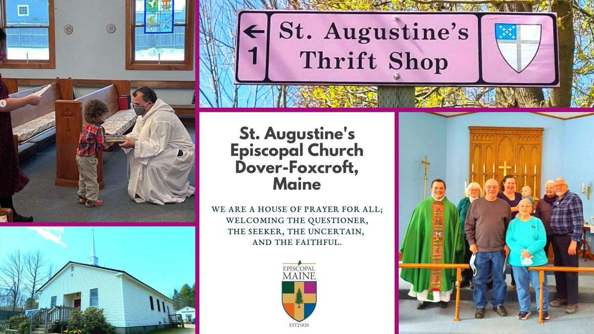 episcopalmaine's tweet photo. St. Augustine's, Dover-Foxcroft is led by the Rev. Douglas Beck. The congregation strives to live the Way of Love as expressed through God in the example of Jesus. Join them for Holy Eucharist on Sundays at 10 am. #discoveringthediocese #doverfoxcroft #episcopal #episcopalmaine https://t.co/SBSYIiX0vT