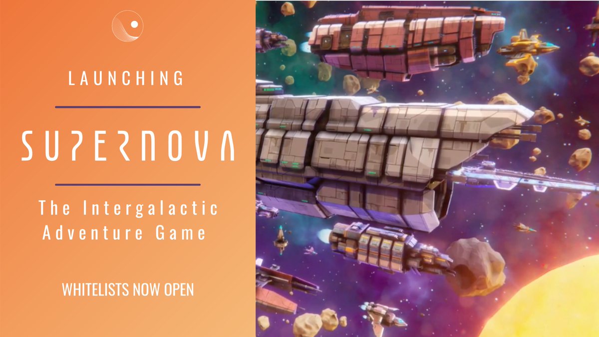 🚩Intergalactic adventure game — @SupernovaVerse 🌠 is on Genpad

Supernova🚀 is one of the most anticipated blockchain games of the year, with a team involved in blockchain gaming since 2017

📌 Whitelists are LIVE till
🕐 1pm UTC 18Mar

📌 More details 
genesis-shards.medium.com/one-of-the-mos…