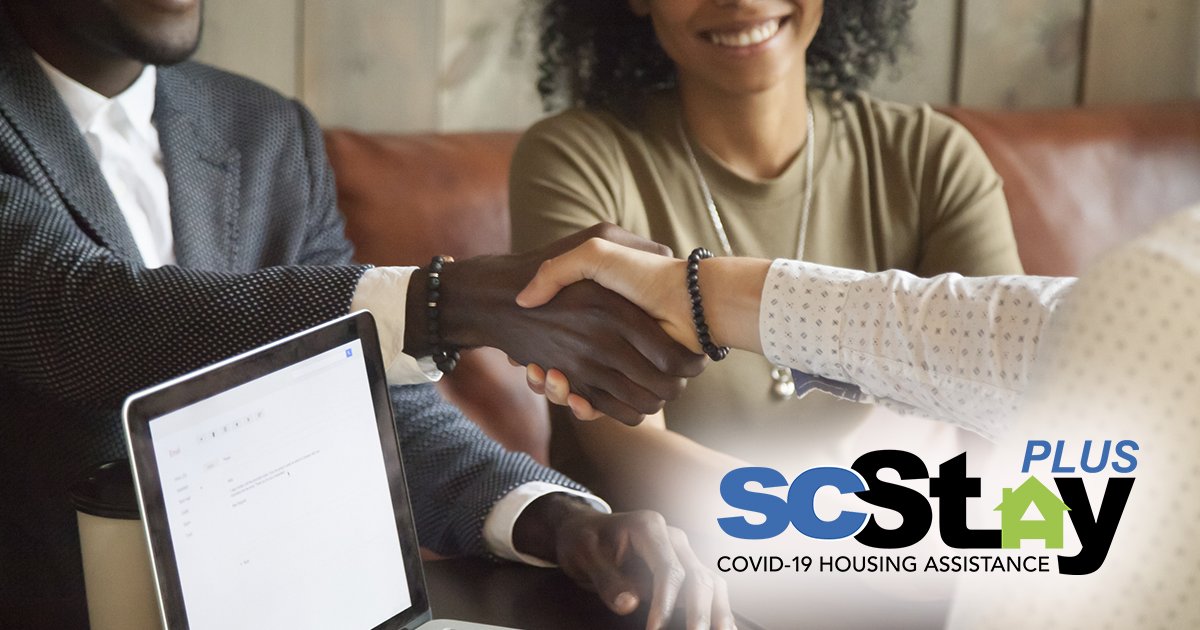 SCStateHousing's tweet photo. Do you need in-person assistance with the SC Stay Plus application process? Find a support location near you: https://t.co/5Myfk1vdzC #SCStayPlus https://t.co/QWSatUSzNc