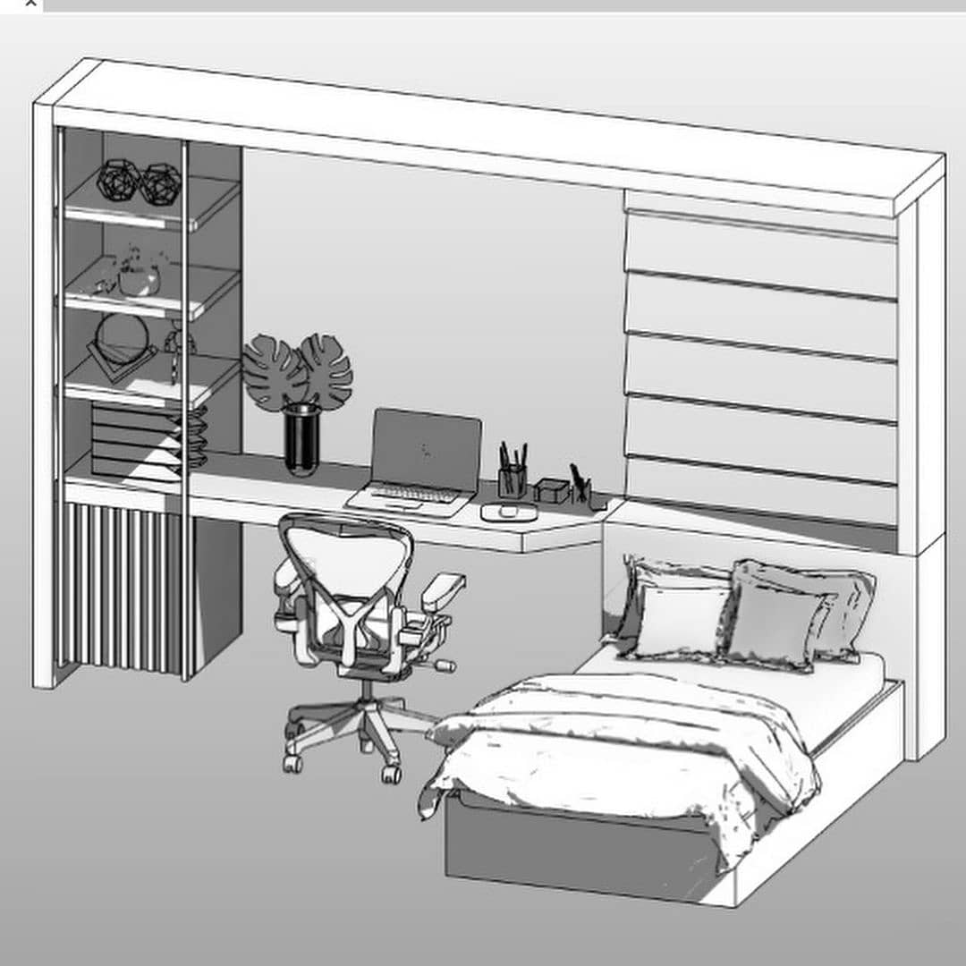 Zenolightren's tweet photo. Still Visualizing......Bedroom- workspace concept
 #designandbuiltdelight
#luxuryhomestherapy
#zenolightrenaissance https://t.co/jUDdwkSqD2