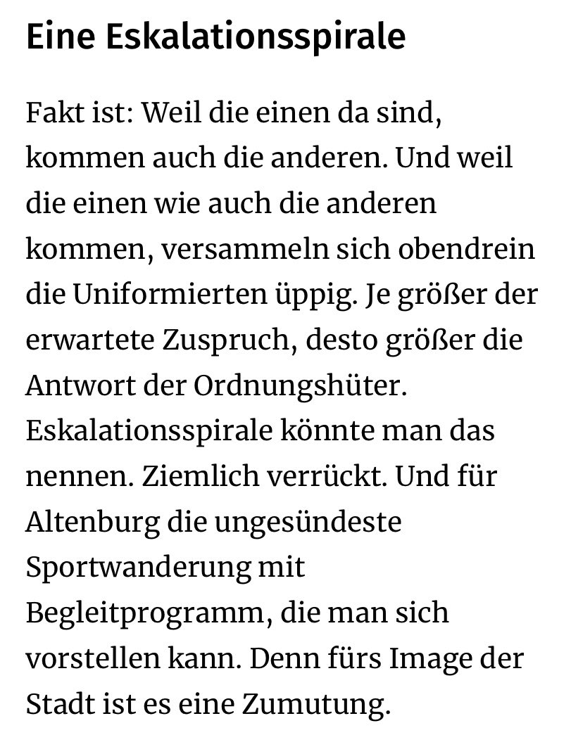 ABGegenHetze's tweet photo. Kommentar @LVZ #OVZ, wenn in #Altenburg mit demokr. Mitteln auf Gefahr durch demokratiefeindliche & radikale Querdenker*innen hingewiesen wird: Relativierung mit Hufeisen & Äquidistanz und Kriminalisierung von Positionierung gegen Menschenfeindlichkeit ➡️ https://t.co/JYIeD5XNu7 https://t.co/pQC494W6N9
