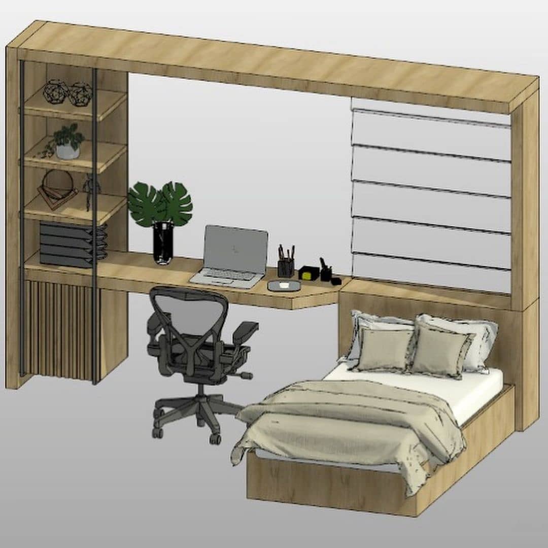 Buchigladness's tweet photo. Still Visualizing......Bedroom- workspace concept
 #designandbuiltdelight
#luxuryhomestherapy
#zenolightrenaissance https://t.co/FgSHmg5Gmp