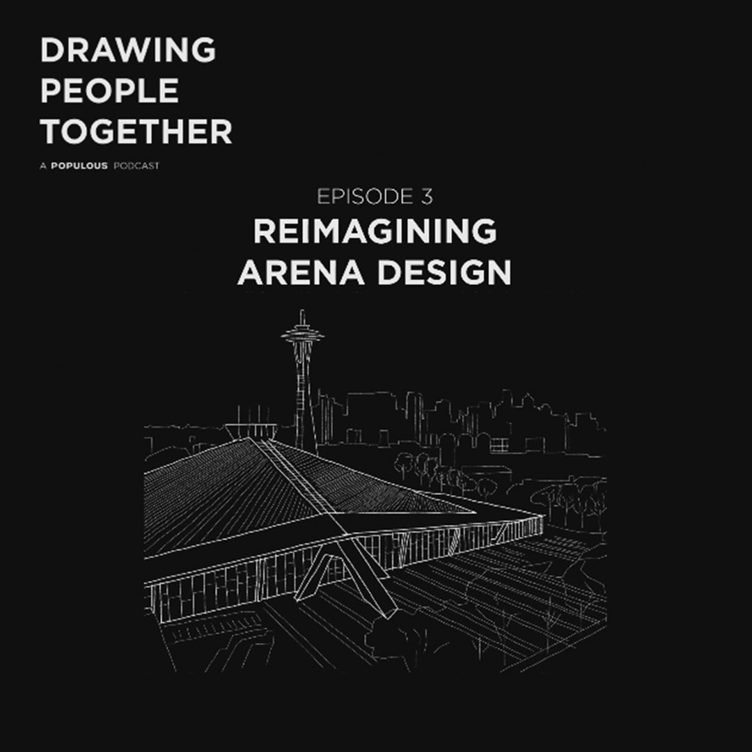 Populous's tweet photo. 🎙️ Episode 3 of Drawing People Together is live!
Join us as we take a deep dive into the world of #arenadesign to understand the trends and innovations shaping live entertainment venue projects around the world.
Listen on https://t.co/icFJcORAdq or other #podcast platforms. https://t.co/7hKii5db8p