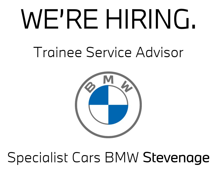 Here at Specialist Cars we are recruiting a Trainee Service Advisor for our Stevenage Service and Repair Centre.

Interested? 
Find out more: ow.ly/Lpus50IkCzB
Email: recruitment@specialistcars.co.uk