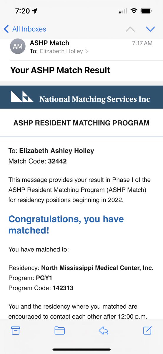 e_akers1996's tweet image. I’m so excited!! Can’t wait to get started! 😭🎉❤️ #PharmRes #Match2022