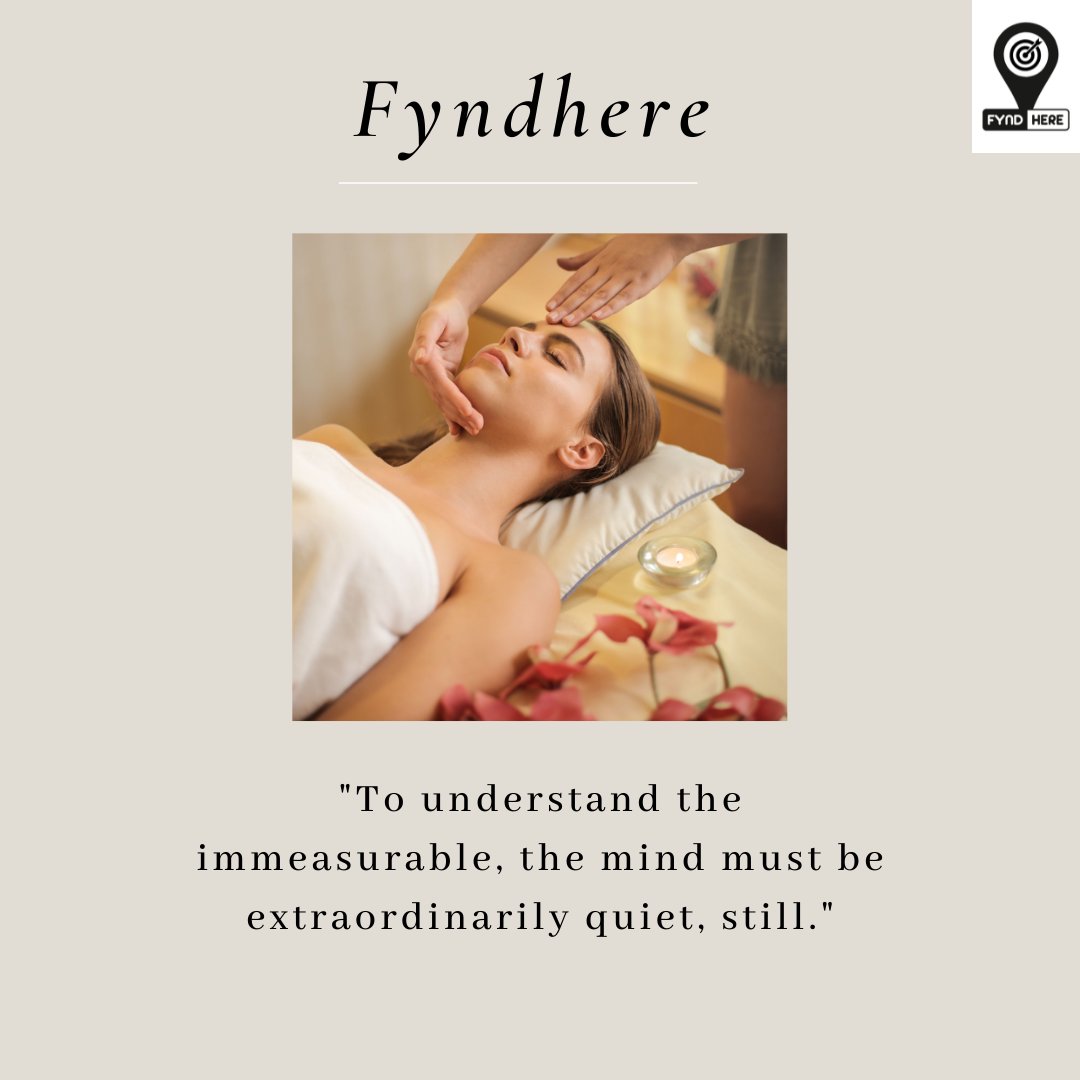 fyndhere's tweet photo. "To understand the immeasurable, the mind must be extraordinarily quiet, still." A massage parlor and spa offer just the right amount of relaxation you need. Download the FYNDHERE app to find the best spa deals near you!

#FyndHere #buynow #discount #bestspadeals #bestprice https://t.co/ZMrp4jzpRp