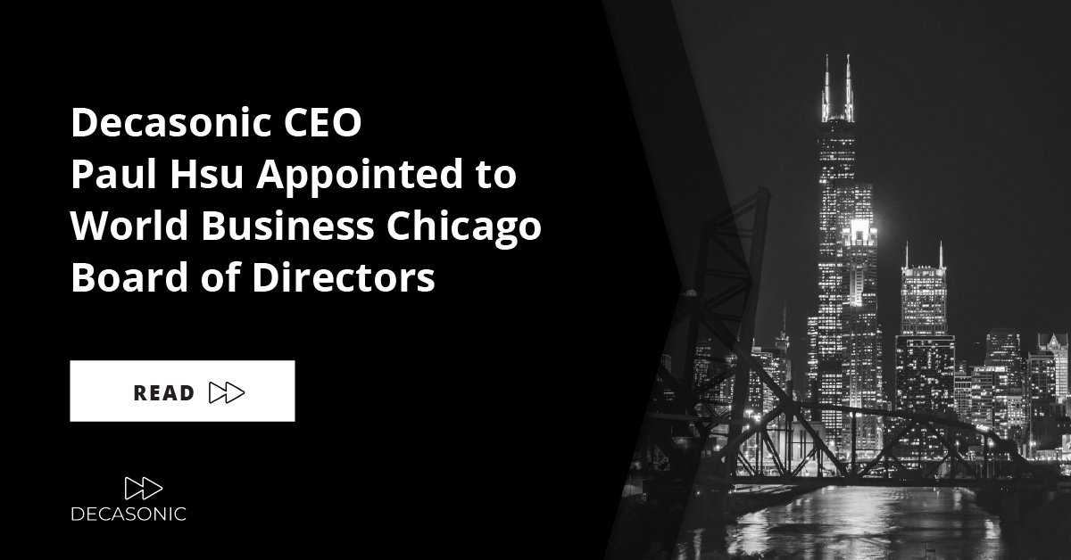 decasonic's tweet photo. We believe Chicago is a global home for frontier crypto and web3 innovations, which is why we are thrilled to announce the appointment of our Founder and CEO, @paulhsu, to the Board of Directors of @WorldBizChicago. https://t.co/p4th9hpHbY https://t.co/jlw3ojL3YC