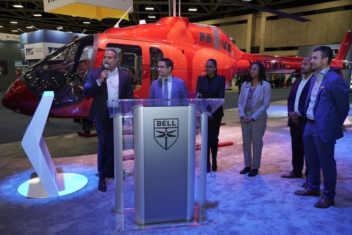 verticalmag's tweet photo. Angolan aviation company #Bestfly has signed a purchase agreement with @BellFlight Textron Inc. for a #Bell505 to be used in corporate transportation and sightseeing markets.
https://t.co/RbQTjJ6j3L https://t.co/NgVd17zH5R