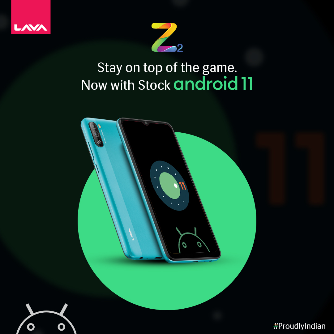 LavaMobile's tweet photo. Upgrade your experience to the next level with Lava Z2 that now comes with Stock android 11.
Also equipped with:
☑️ MediaTek Helio processor
☑️ 2GB RAM + 32GB ROM
☑️ 5000mAh battery
Shop now for only INR 7399/-
#LavaMobiles #ProudlyIndian #LavaZ2 https://t.co/rTtAHpuOqh