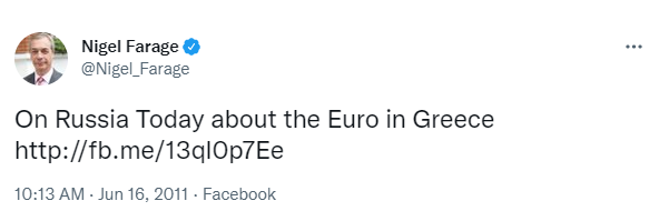 TR01i01i's tweet photo. @Nigel_Farage How much did they pay you in 2011 then?
https://t.co/PsF9YZM2Du https://t.co/I0dIBMlw8u