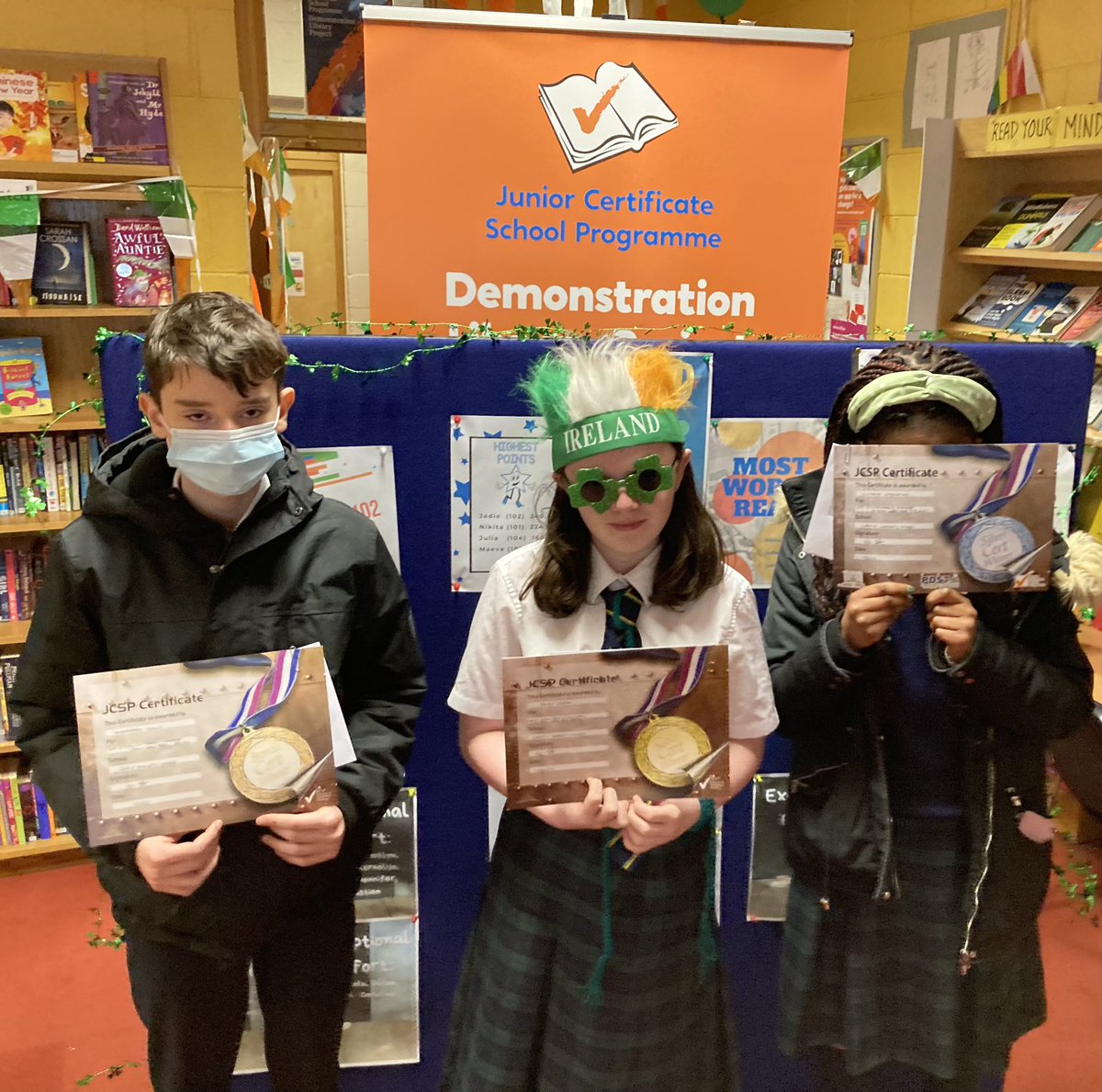 larkincclib's tweet photo. Well done to all of our wonderful JCSP Reading Challenge participants ๐Our seven 1st and 2nd year classes read and quizzed on 14 MILLION words over the past 6 weeks ๐คฉ๐ #JCSPLibraries #rewardingreading https://t.co/7ovpyECoNc