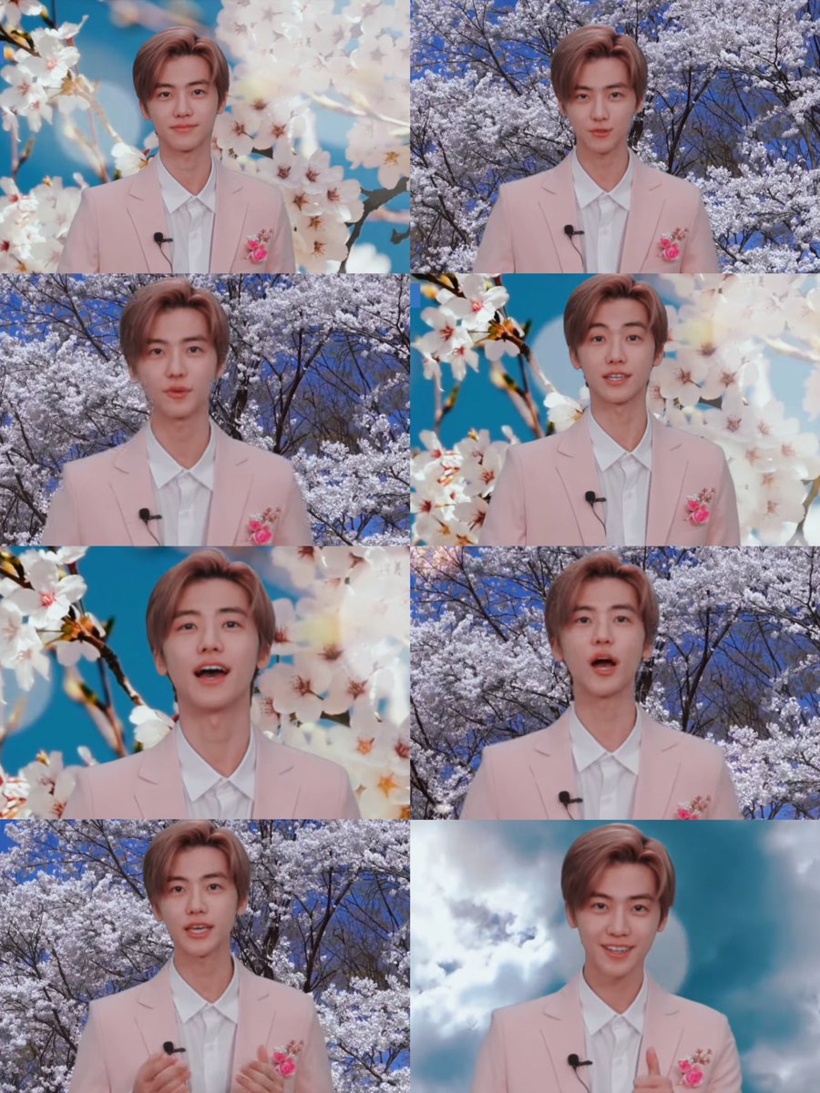 jaezeni's tweet photo. our pretty baby weatherman jaemin 🌸 https://t.co/BY0Ymli7OO