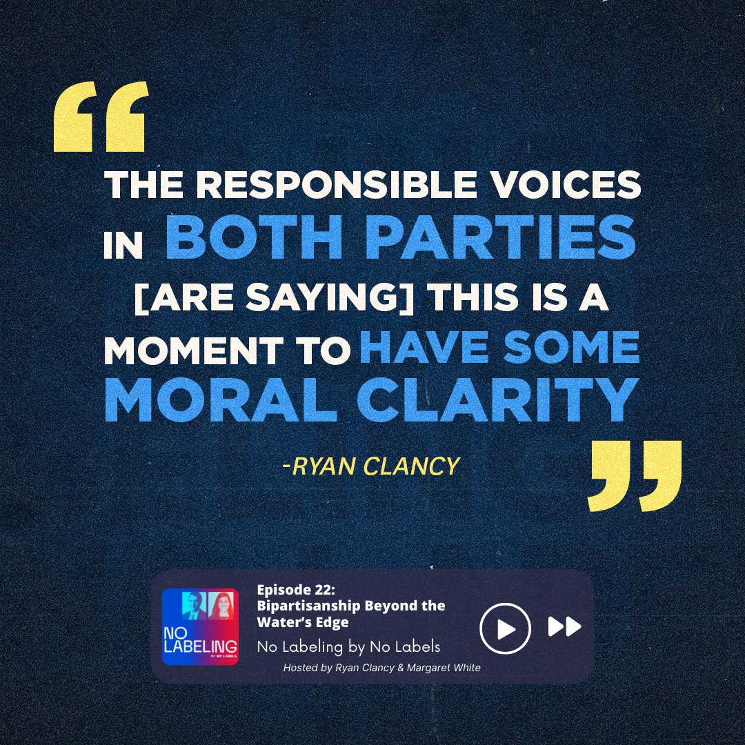 NoLabelsOrg's tweet photo. The #NoLabeling #podcast comes out each week and can be found at @Spotify, @ApplePodcasts, and https://t.co/kiecC9SWiq.
https://t.co/2wIDX3VyDM https://t.co/1N9R3kXG8s