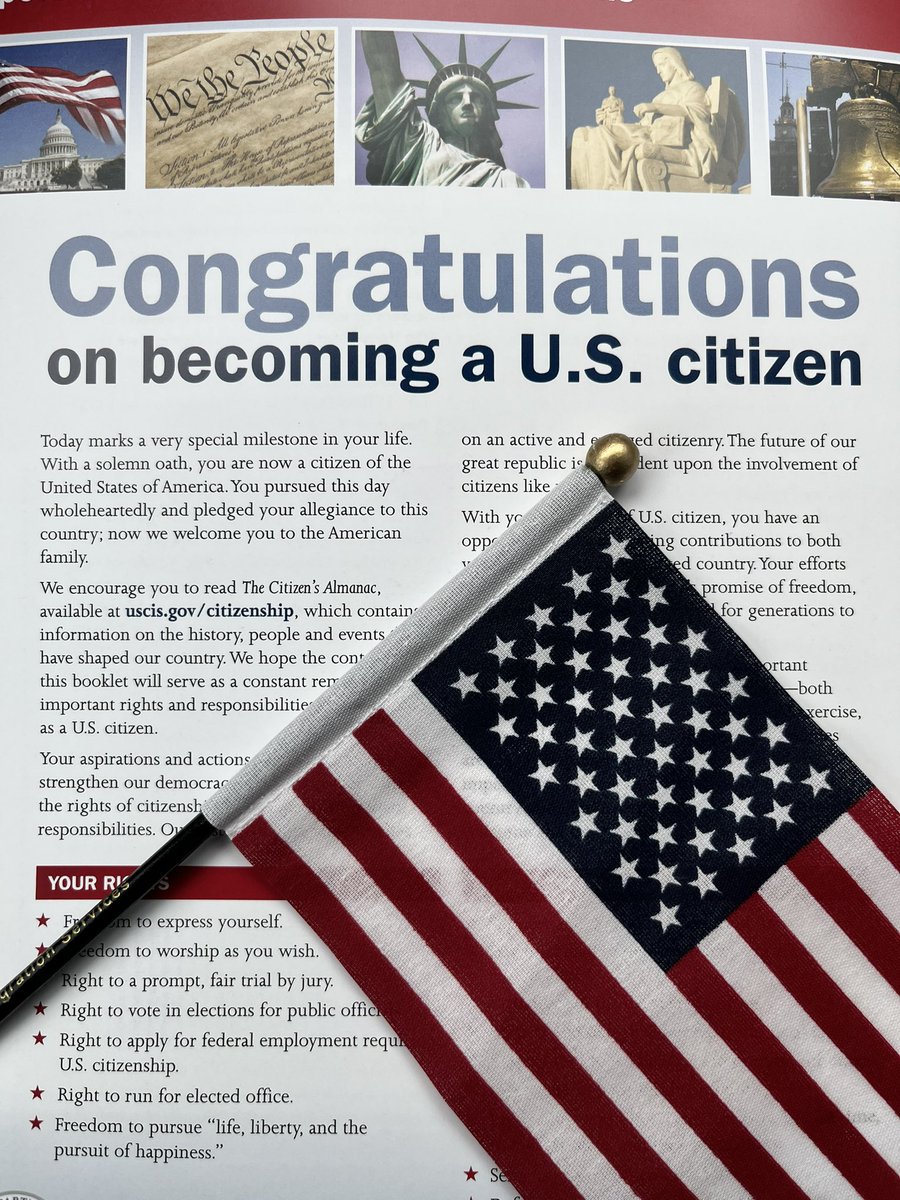 yoItsLeeYo's tweet photo. Final Update:

I AM OFFICIALLY A CITIZEN OF THE UNITED STATES OF AMERICA 🥳🥳 https://t.co/vE1Njrm7Fa