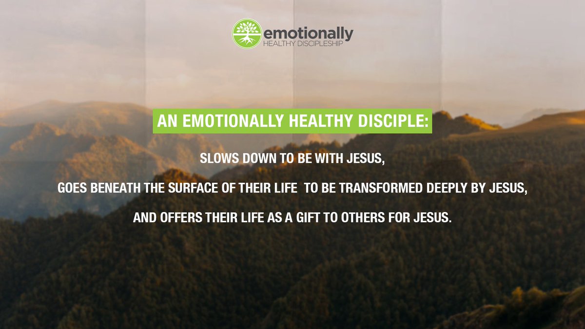 petescazzero's tweet photo. In writing the Emotionally Healthy Discipleship, I finally defined exactly what an "emotionally healthy disciple" looks like. #EHDiscipleship https://t.co/qDUlYhHQUz