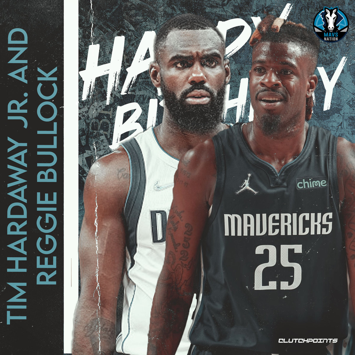 Mavs Nation, join us in wishing Tim Hardaway Jr. and Reggie Bullock a very happy birthday! 