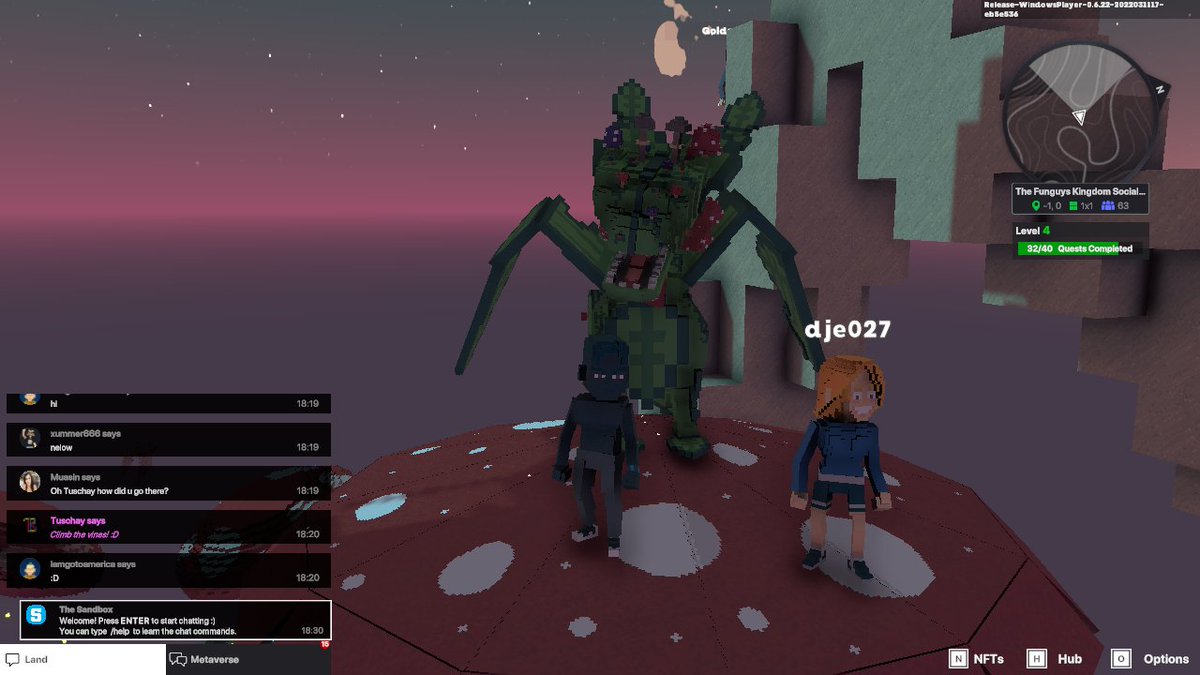 LisaJac63714917's tweet photo. @TheSandboxGame I just participated in the daily #SandboxAlphaS2Contest for a chance to earn up to 1,000 $SAND! Starting March 15 - Selfie with the mushroom dragon. Check out my screenshot below! 👇 #SandboxAlphaS2 https://t.co/n0qccwhzeT