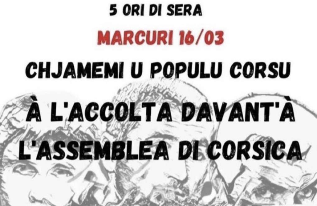 MuvraA's tweet photo. 🔴 ADDUNITA DAVANT'À L'ASSEMBLEA DI CORSICA https://t.co/b44t3AEfNg