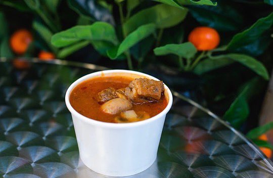 VoilaAfrique's tweet photo. Warm-up today with a homely spicy soup of goat meat and mushrooms! #goodfood #lightsoup #spicysoup #africanfood #ghanaianfood #nycrestaurants #blackownedbusiness https://t.co/24ucdEeRs3