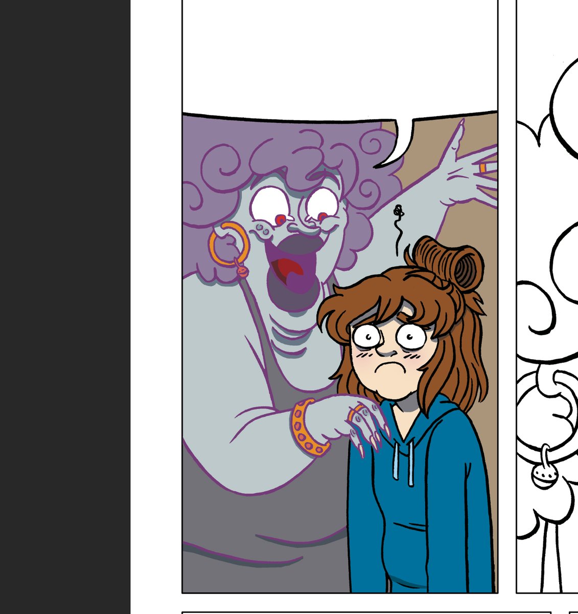 rachael_'s tweet photo. Progress on a panel of ISABELLA &amp; BLODWEN. 
Out soon with @castironbooks 🌟
More info on this book at the link in my bio ❤️

#comics #comic #comicprogress #comicpage #graphicnovel #graphicnovels #progress #artist https://t.co/CRSOFQcwQW