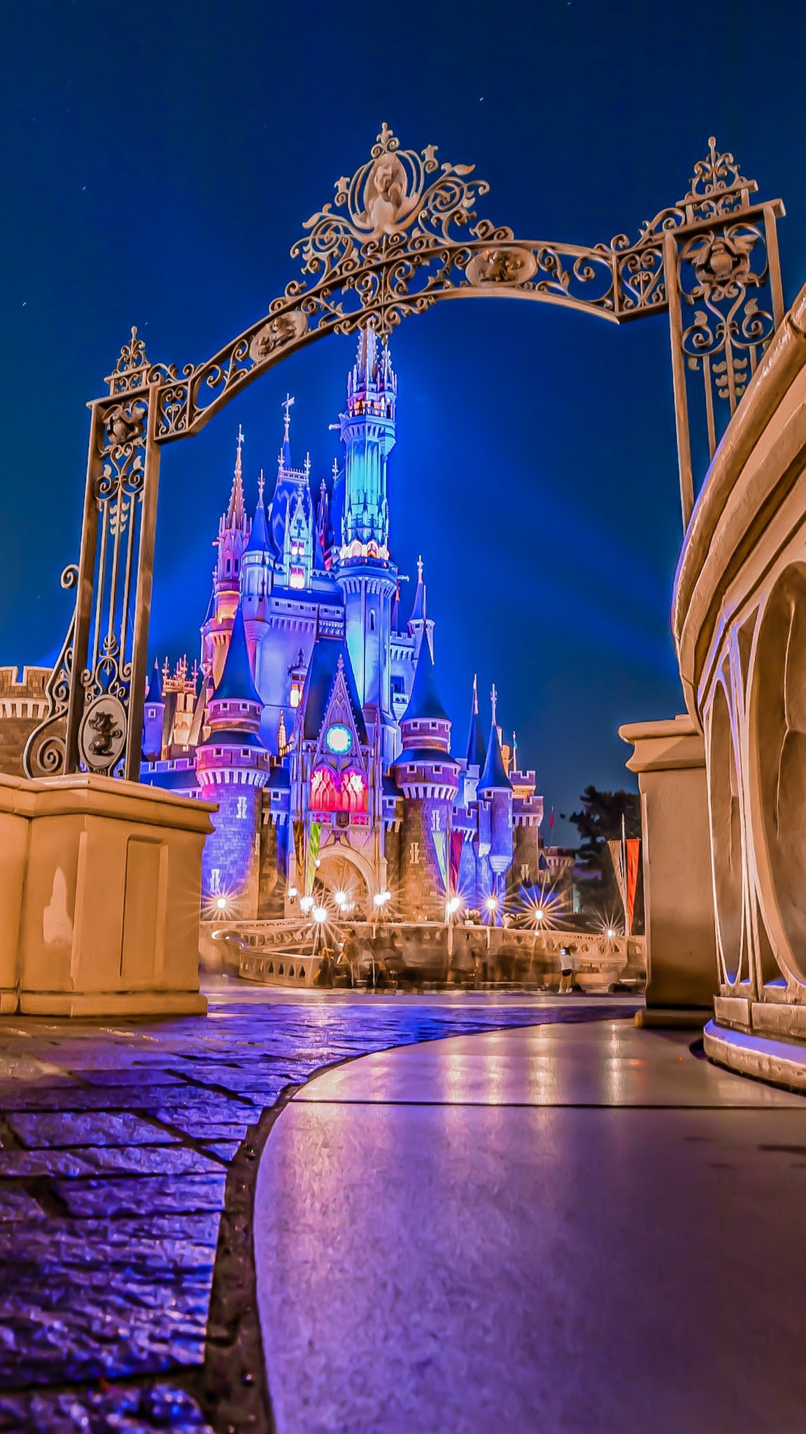 Remi 待ち受け画面のサイズに切り取った 東京ディズニーリゾートの夜景 タップしてご覧いただけると嬉しいです T Co Jcehaq1tqz Twitter