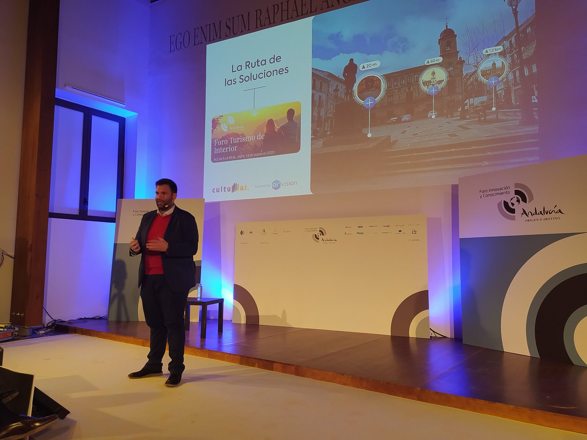 📍"Ponemos en valor los diferentes recursos turísticos", explica Juan Antonio Franco Beltrán, gerente de la línea #CultuAR (<a href="/Arvision_es/">AR Vision</a>), aplicación personalizada de #RealidadAumentada que ofrece contenidos dinámicos e interactivos en tiempo real.