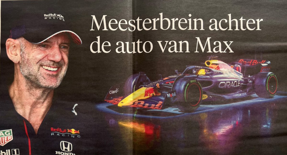 gtstam's tweet photo. Master Brain #AdrianNewey (63) the man behind #MaxVerstappen #RedBull #F1 Car https://t.co/37qKjPdXNy