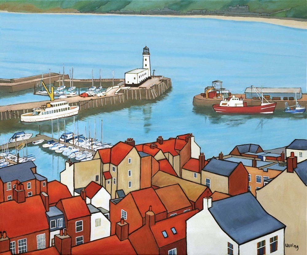 David Uttings paintings are usually of Whitby