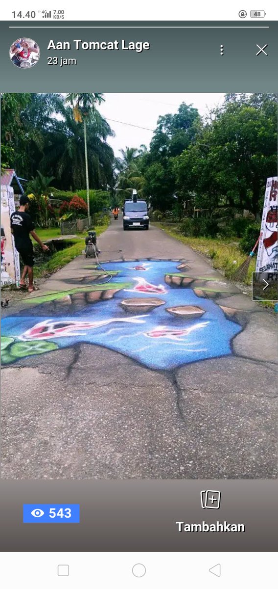 TomcatAan's tweet photo. Mandi ahh.. dari media kertas ke media aspal
#mural #lukisjalan #NFTCollection #nftindonesia https://t.co/ZkEmGymMXG