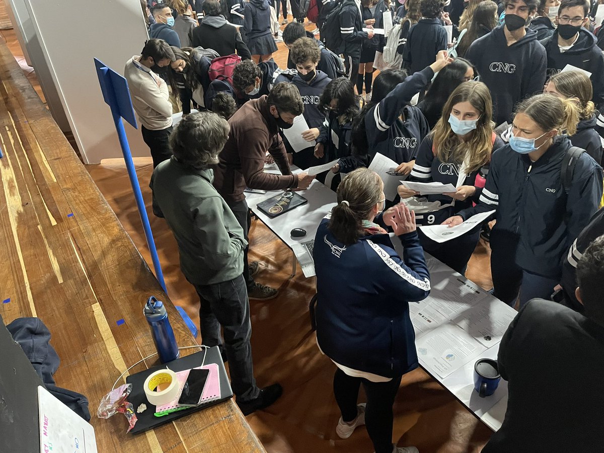2022-2023 High School Course Selection Fair. With over 150 courses available, students have some big choices ahead of them! #CNGHighSchool