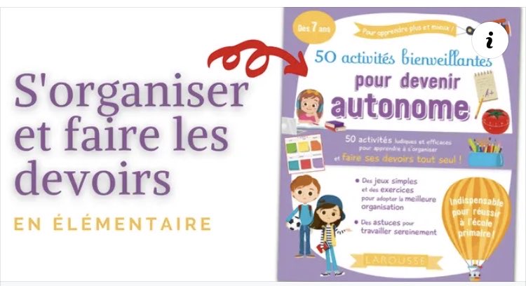 Nouvel ouvrage pour aider les enfants à faire leurs devoirs tout seul ! N’hésitez pas à partager