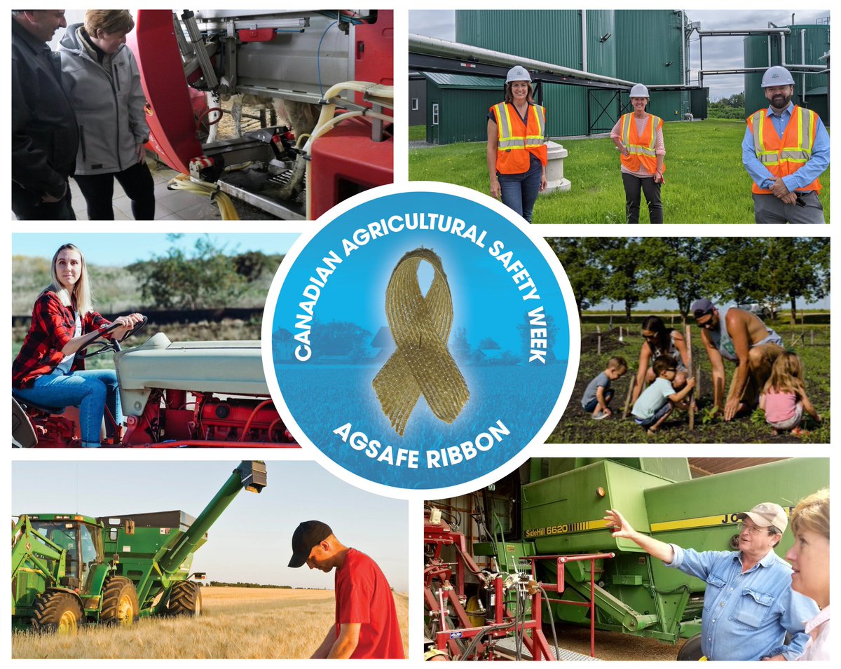 mclaudebibeau's tweet photo. During #AgriculturalSafetyWeek, everyone can help raise awareness about dangers on the farm!

Use the hashtag to join the online conversation &amp; show you care about #FarmSafetyEveryday

Visit @planfarmsafety’s website 👇 to download your #AgSafe ribbon. 

https://t.co/vnU2HUmm9N https://t.co/KiKyJ1Bcuy