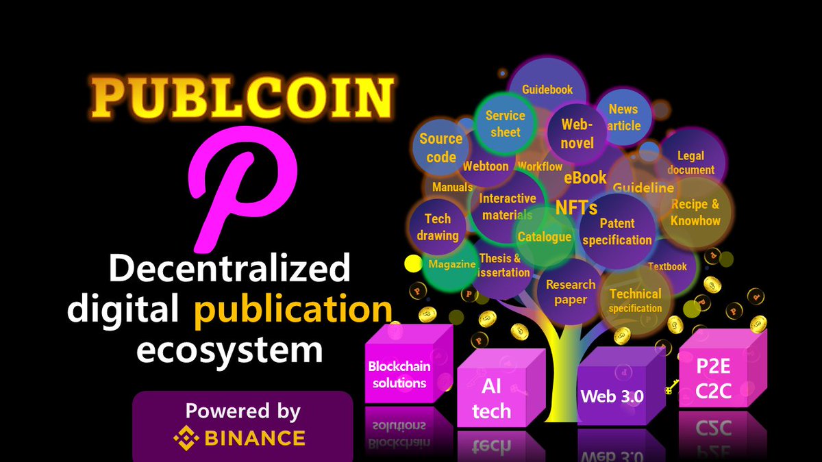 🎉Welcome to publcoin 

⭐ Publish ⭐ Collect  💰 Earn 

Publcoin is a Decentralized digital publication ecosystem #metaverse multiplatform #Blockchain 

Read : publcoin.io

Support by like and retweet🔥🔥

#P2E #crypto #NFT #blockchain #Meta🥁🥁🥁