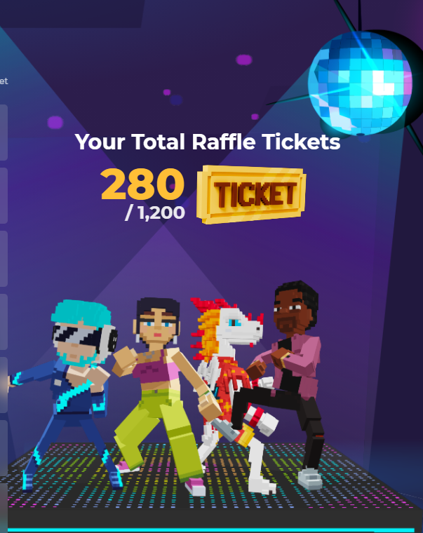 MGLMAN4's tweet photo. @TheSandboxGame I just participated in the daily #SandboxAlphaS2Contest for a chance to earn up to 1,000 $SAND! Starting March 14 -  Show your Raffle Tickets. Check out my screenshot below! 👇 #SandboxAlphaS2 My Tickets https://t.co/WwGCvmWMZk