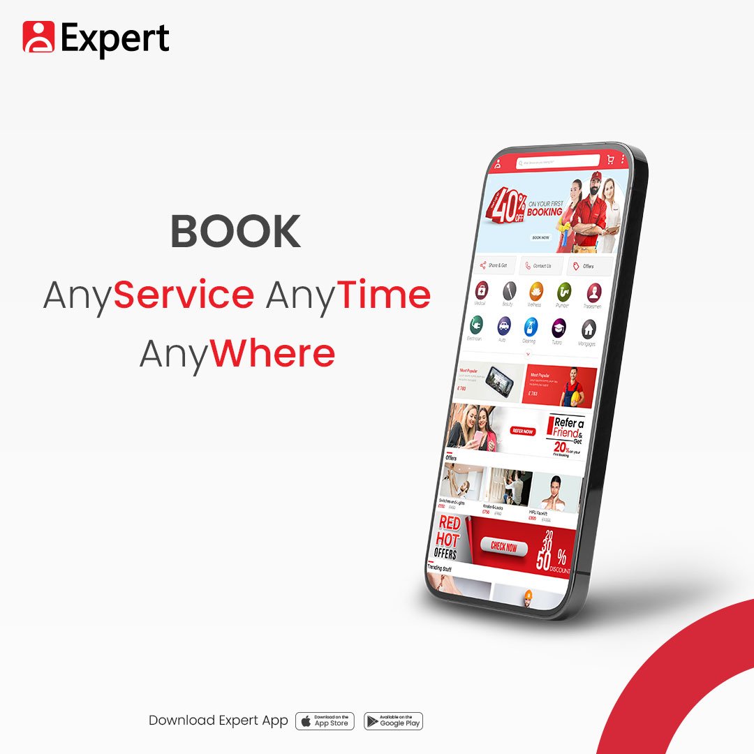 expertpakistan's tweet photo. It will make your life too easy!
Yaqeen nhi aa rha?

Try it yourself by downloading the Expert App today.

https://t.co/tm8t2EK5aW

#ExpertPakistan #EasyLife #anyservice #anytime #anywhere #Islamabad #Rawalpindi https://t.co/B9wggRtGMs