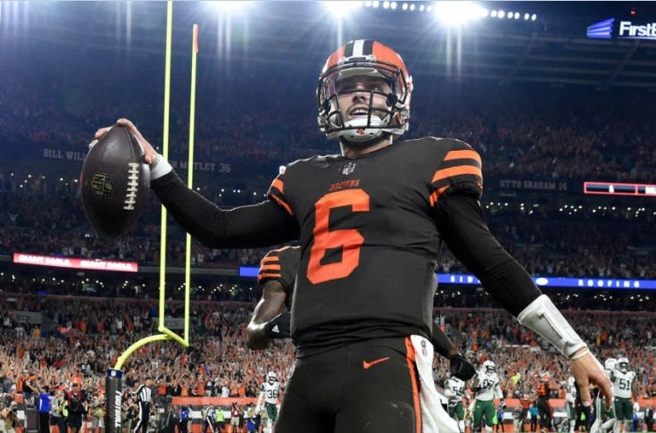 Baker Mayfield will always be the Browns QB won Cleveland's first game in 635 days.

Baker Mayfield will always be the Browns QB who broke an 18 year playoff drought.

Baker Mayfield will always be the Browns QB who gave an entire fan base HOPE.