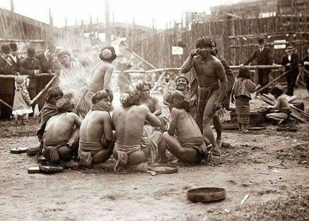 PataxoThyara's tweet image. Povos indígenas das Filipinas servindo de atração em um ZOOLÓGICO humano em Coney Island, Nova York, EUA em 1905.
A diferença de 1905 pra 2022 é que não nos colocam mais em zoológicos.