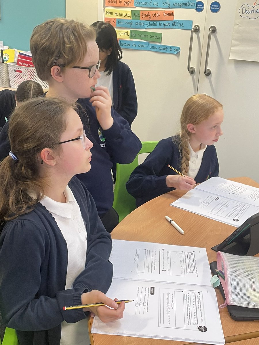 SunnysideSA's tweet image. Some excellent use of tiny teachers in Year 6 this afternoon. #explainit #proveit #drawit #showit