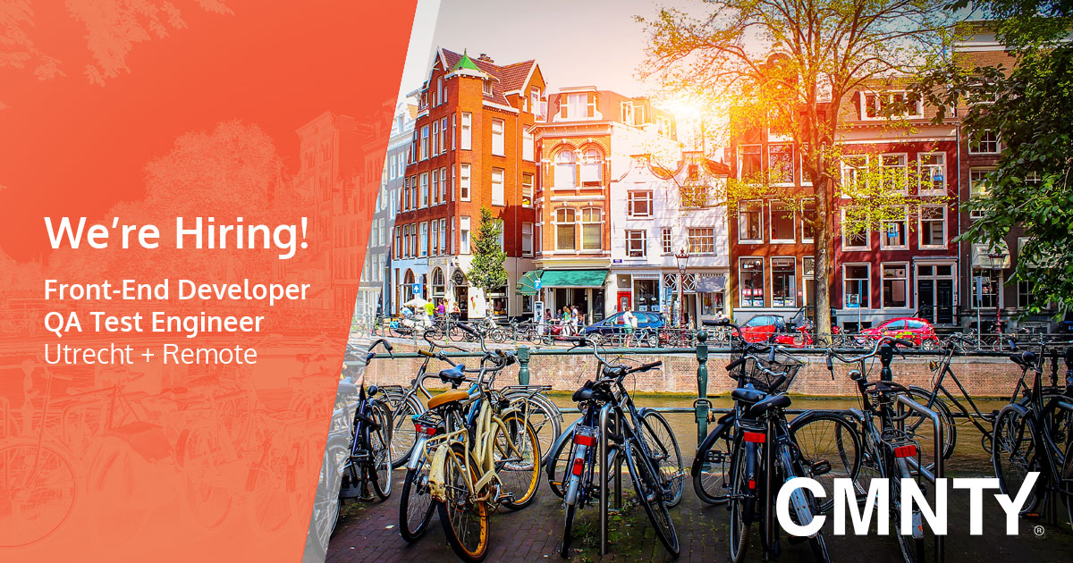 CMNTY's tweet image. CMNTY is hiring! #hiring #jobalert #job #frontenddeveloper #testengineer buff.ly/3jXRz8h