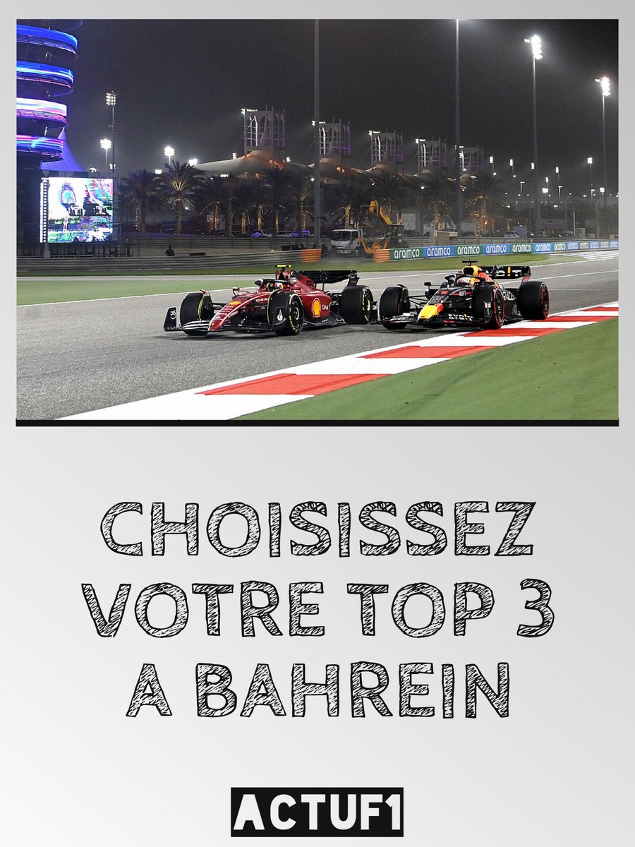 F1Asphalte's tweet photo. Quel est votre Top 3 rêvé pour le Grand Prix de Bahreïn ? 

À vos clavier ! #F1 https://t.co/xXt7xljjec