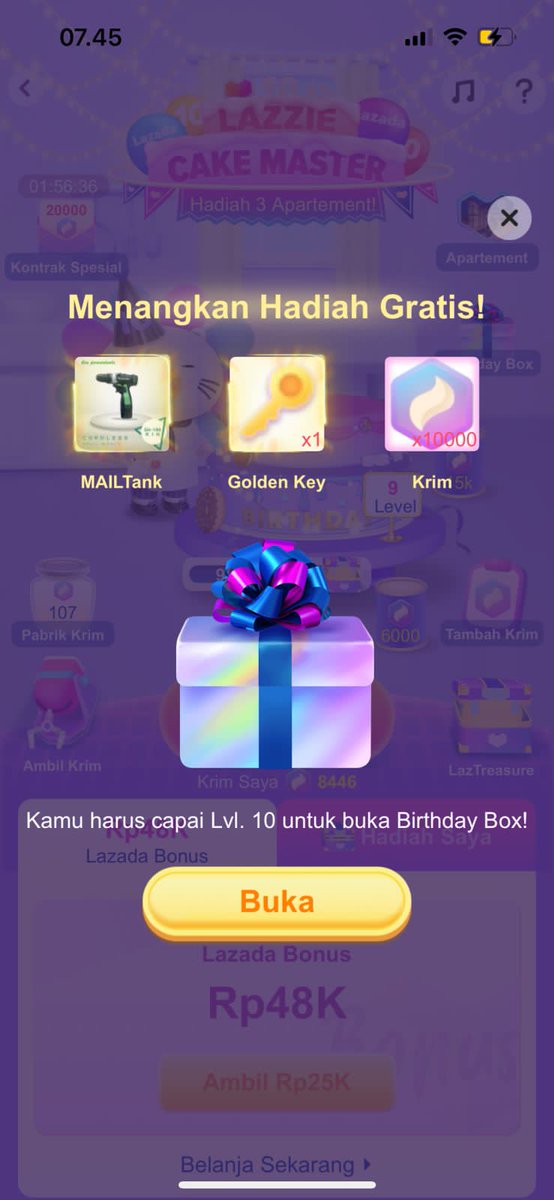 Yayang45_'s tweet photo. Waah banyak yang lagi semangat kayanya siapa yang mau #LazadaKasihApartemen nggak kaget sih, pasti pada pengen dapetin hadiahnya juga, yee gak #AyoMainLazzieStar Games Seru Banyak Hadiahnya https://t.co/utFCEOoQGR