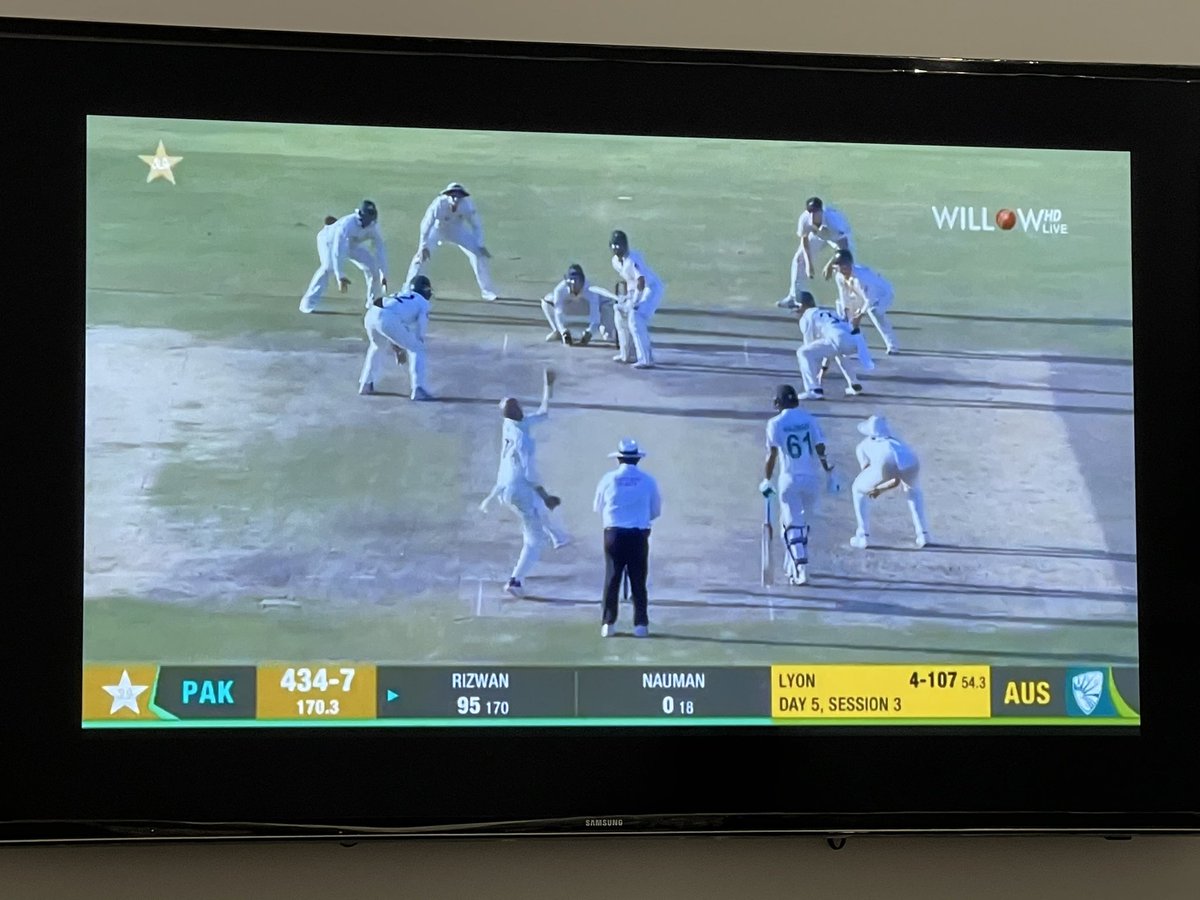 DearSiege's tweet photo. #Pressureisreal but #PAKvsAUS even more real.Very well played by @babarazam258 @iMRizwanPak.
#ExcitingTestMatch.Thank you to both my teams for a great test match ๐ต๐ฐ ๐ฆ๐บ https://t.co/OtAjRd9WvK