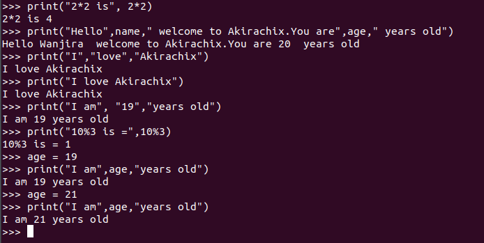 WhitneyWanjira's tweet image. Exposed to python today. #100DaysOfCode #codeHive2022 #Day3ofcode