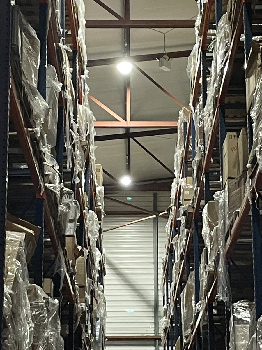 Acrobatirl's tweet photo. Upgrading LED lights in a warehouse in Tallaght D.24 today , #Sparks https://t.co/4SmHk5Ipwa