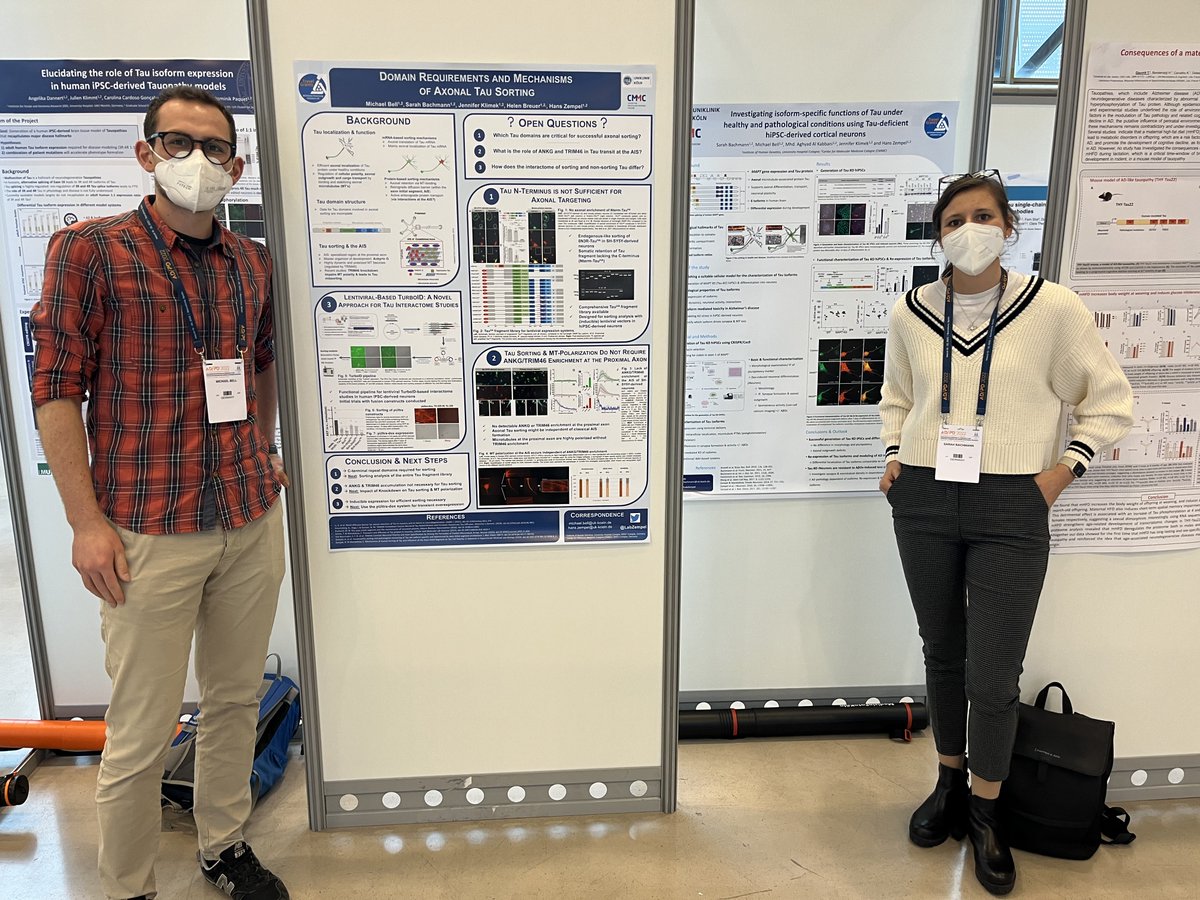 LabZempel's tweet photo. We're in Barcelona @adpdnet ! Come and discuss our recent results on Tau with us at poster #265 and #266. @Alzheimer_eV 
#TogetherAtADPD #ADPD2022 https://t.co/QXDXdUEBZ7