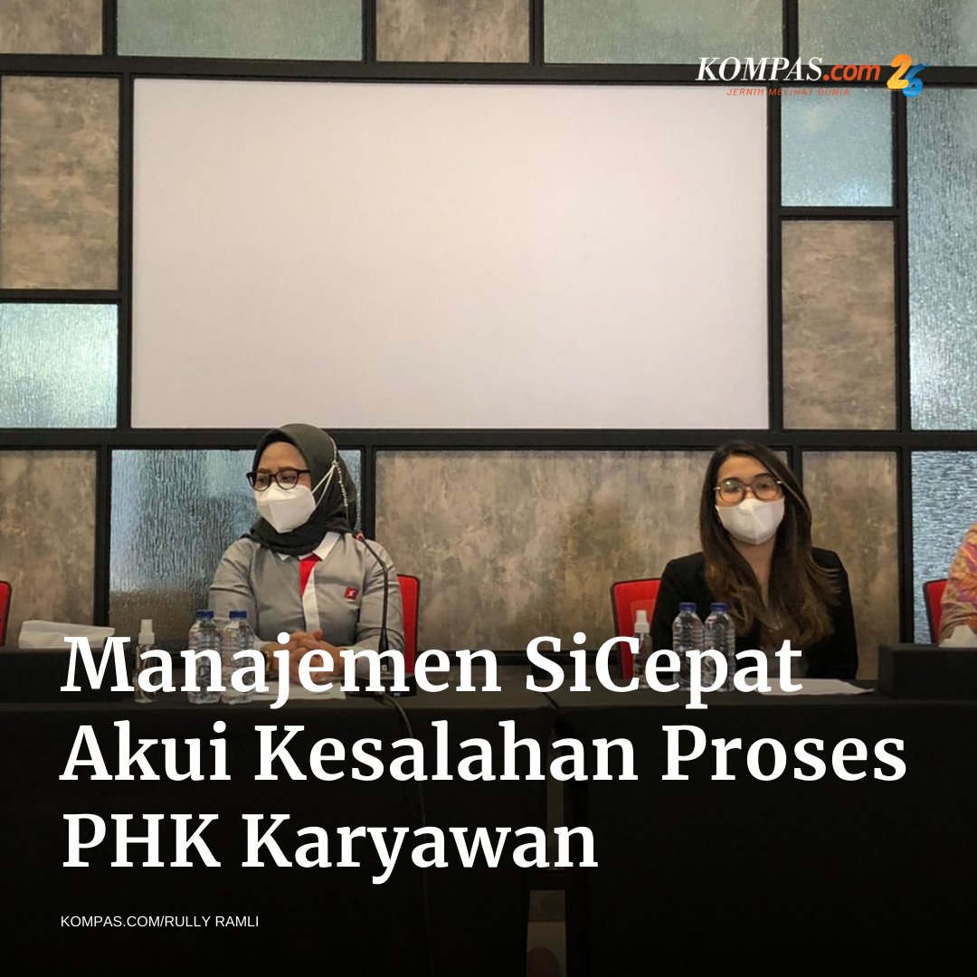 kompascom's tweet photo. Manajemen PT SiCepat Ekspres akhirnya buka suara terkait kabar PHK terhadap ratusan kurirnya, yang di antaranya diminta untuk menandatangani surat pengunduran diri. / #Money #PHK #Kurir #Karyawan #SiCepat #JernihkanHarapan 

Baca di https://t.co/s2CpTdKk6Y https://t.co/JXv2EqJbES