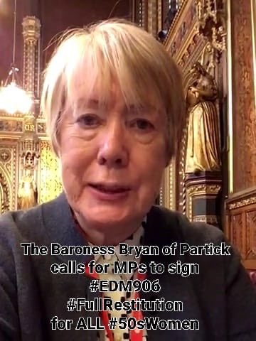 jambojambo49's tweet photo. The Baroness Bryan of Patrick Calls for MPs to Sign

#EDM906

#FullRestitution FOR ALL #50sWomen #PMQs 

⬇️⬇️⬇️⬇️⬇️⬇️

https://t.co/c8lu1S8Oi2 https://t.co/50hlJ80Kz6