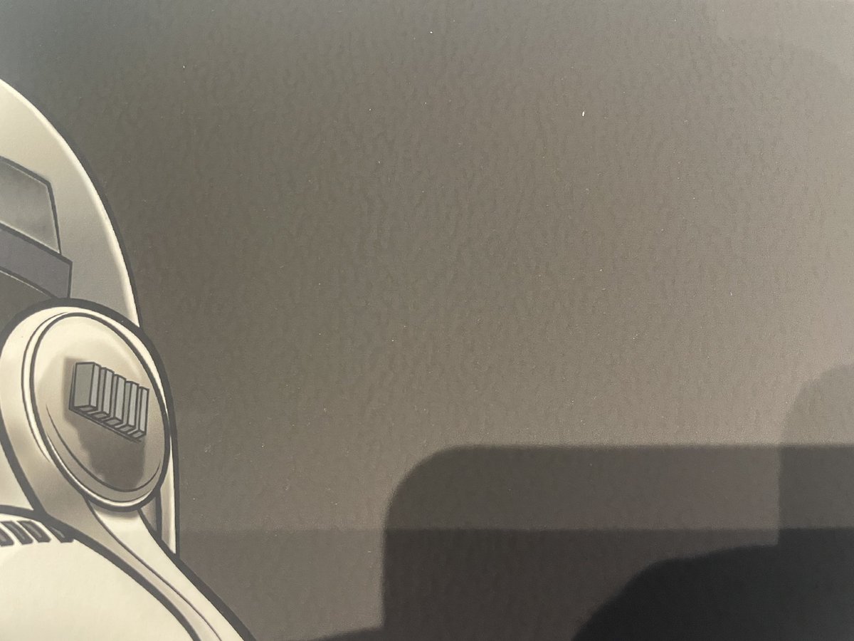 I can’t possibly sell this A3 Trooper because it has a tiny white mark on it. Rather than chuck it away, you can WIN IT. Simply RT and follow and I’ll draw the winner Friday 18th March 6pm. Good luck! Or you can buy one here infinitebacon.com/shop