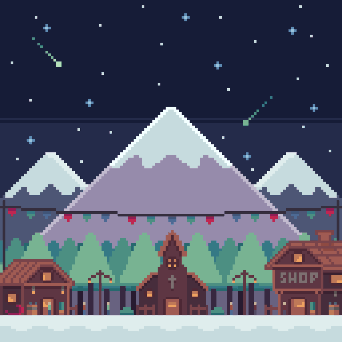 MuriloDaniel19's tweet photo. City and snow.

#pixelart #draw #arte https://t.co/Y1b8M8Hqyl